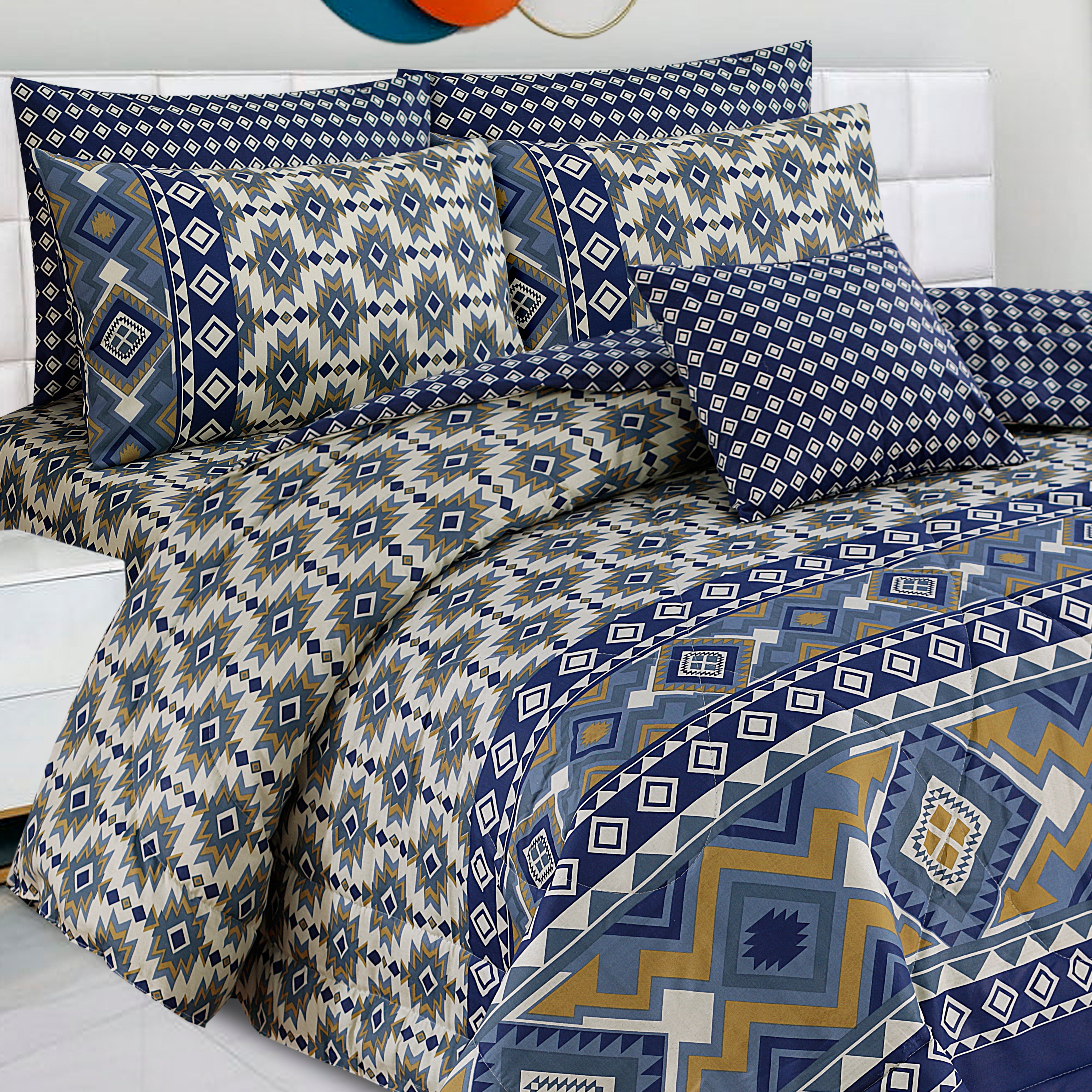 7 Pcs  Comforter Set Mh-781