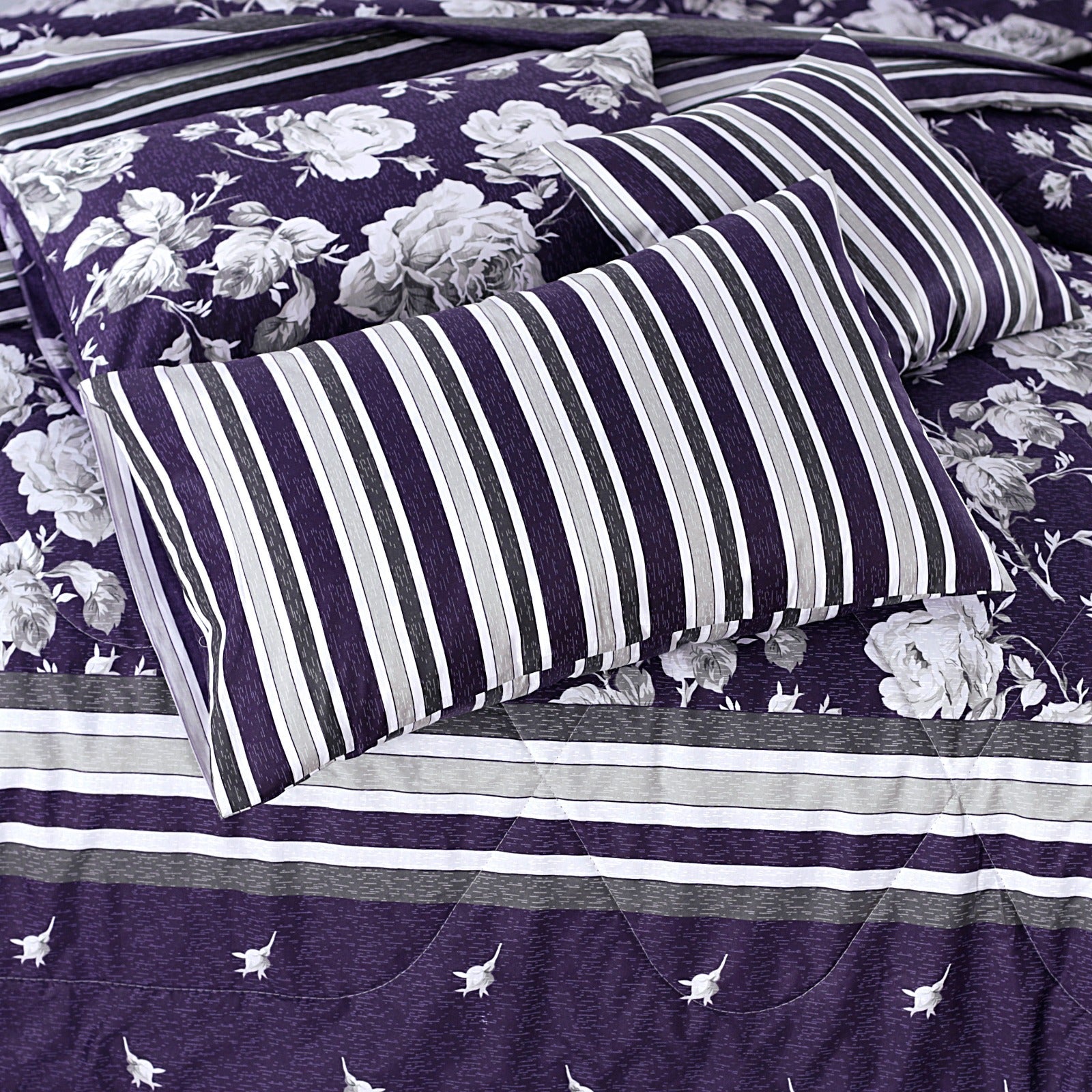7 Pcs  Comforter Set Mh-773
