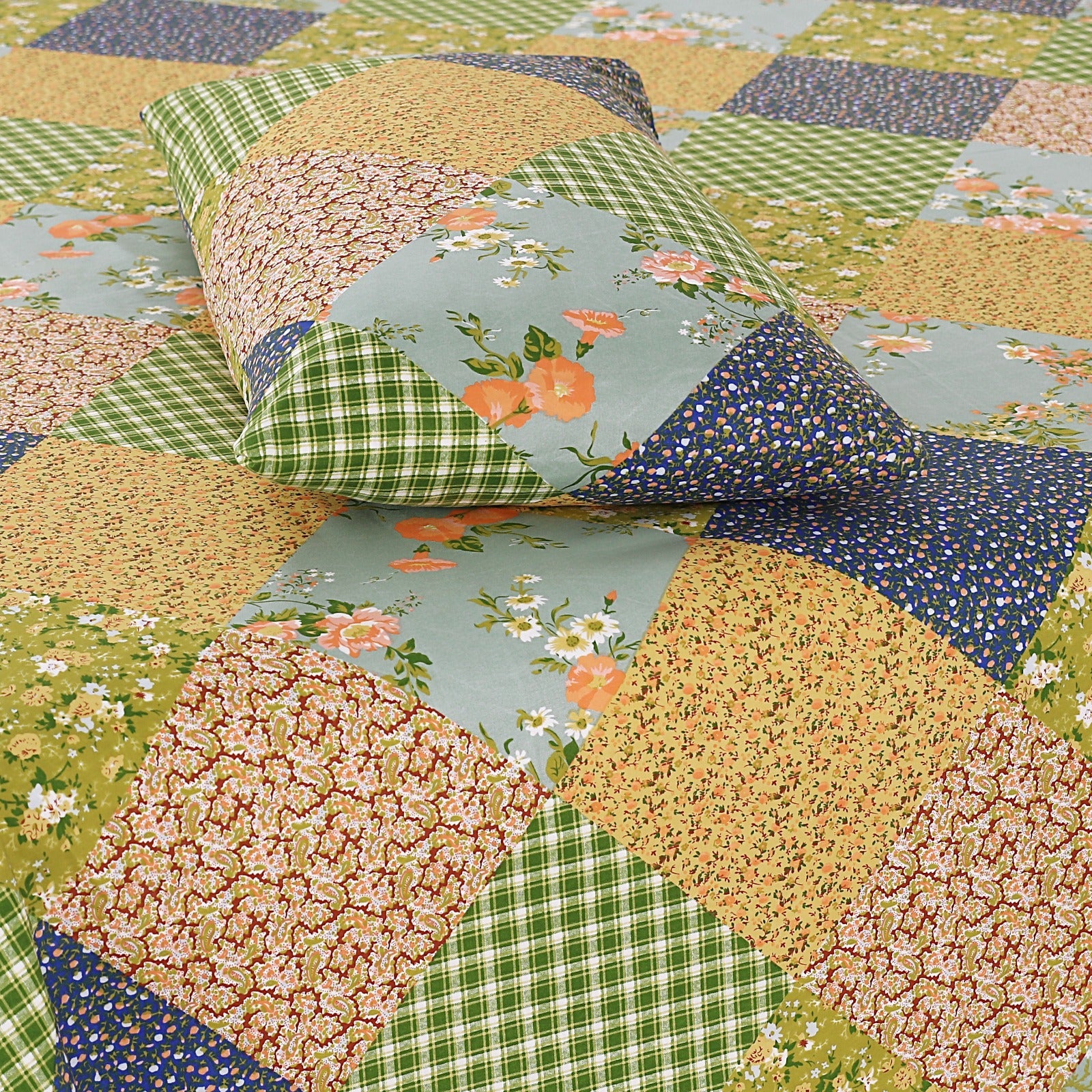 Pure Cotton 3pc Bedsheet Set  WF-21